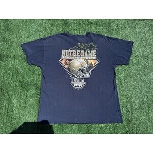 Y2K University Of Notre Dame Fighting Irish 2013 National Champs T-Shirt Size XL